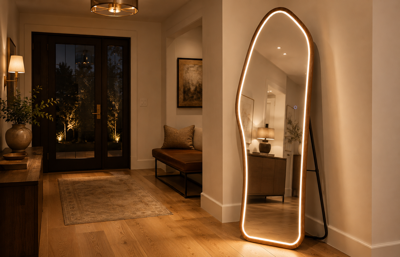 RENVOR Floating Drop Mirror